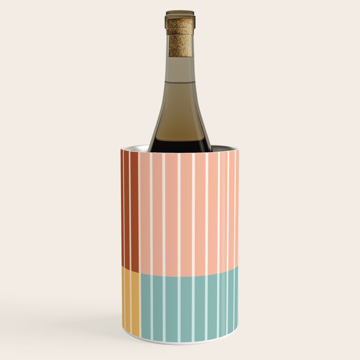Color Block Line Abstract VI Wine Chiller Gallery Image 1