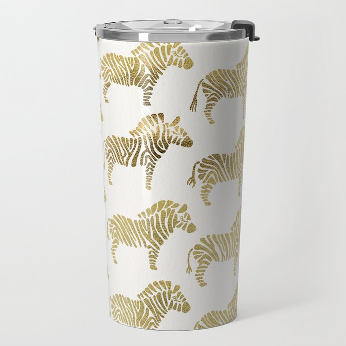 Golden Zebras Travel Mug Gallery Image 2