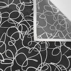 Onyx: Mid Century Abstract Art Wall Tapestry Gallery Image 3