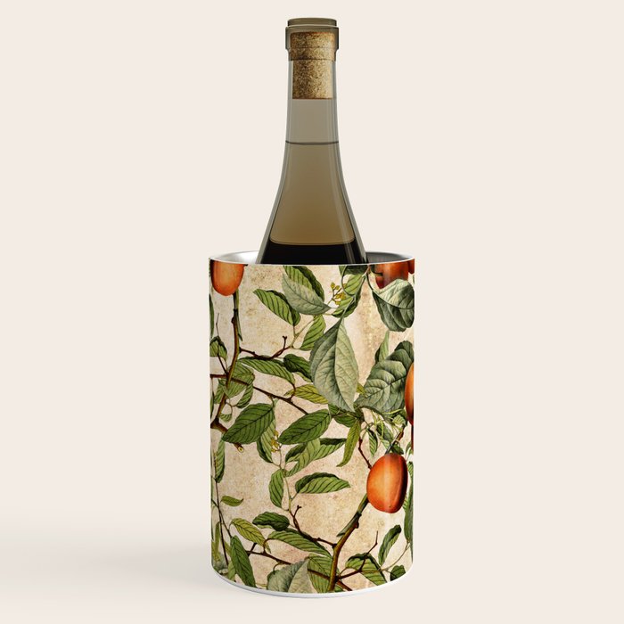 Vintage Fruit Pattern Wine Chiller Gallery Image 2