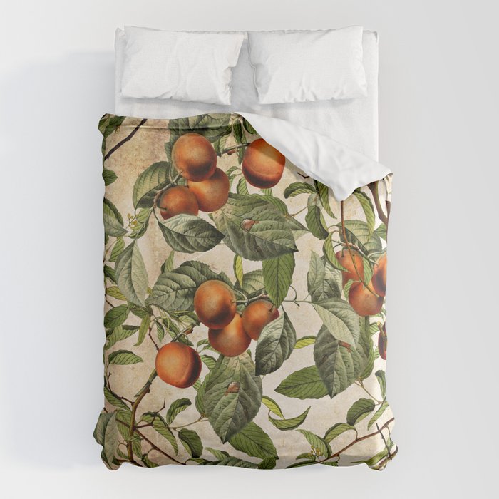 Vintage Fruit Pattern Duvet Cover Gallery Image 1