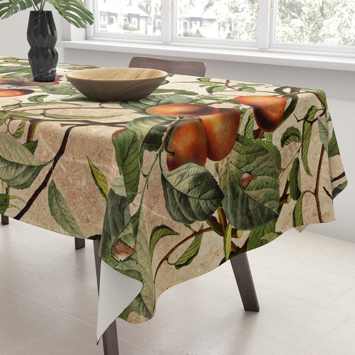 Vintage Fruit Pattern Tablecloth Gallery Image 3
