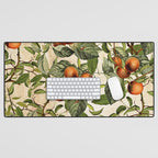 Vintage Fruit Pattern Desk Mat Gallery Image 1
