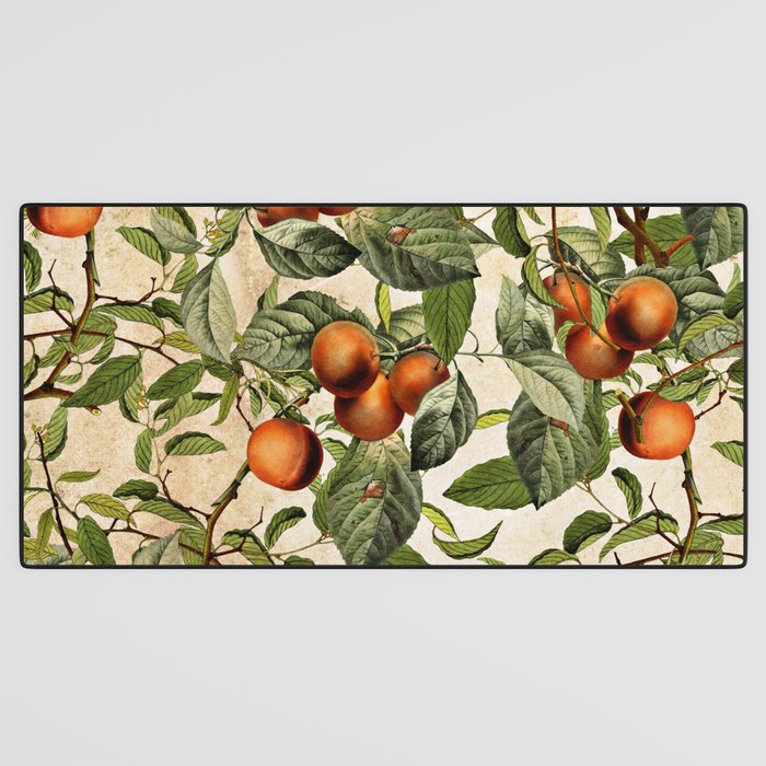 Vintage Fruit Pattern Desk Mat Gallery Image 3