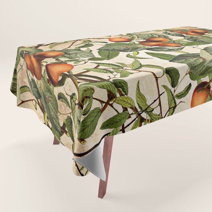 Vintage Fruit Pattern Tablecloth Gallery Image 1