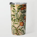 Vintage Fruit Pattern Travel Mug Gallery Image 3