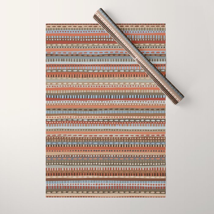 Mix of Stripes #4 Wrapping Paper Gallery Image 1