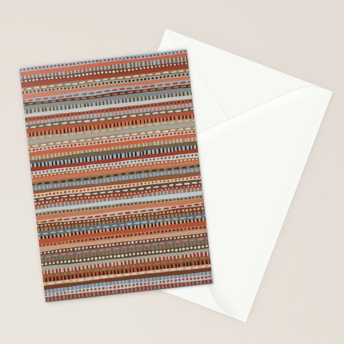Mix of Stripes #4 Stationery Card Gallery Image 2