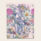 Pink Floral Garden Snake Notebook Gallery Image 4