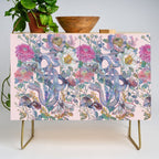 Pink Floral Garden Snake Credenza Gallery Image 1