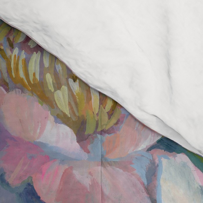 Pink Floral Garden Snake Comforter Gallery Image 4