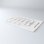 Boeing 747 Family Blueprint in High Resolution (white) Rug Gallery Image 3