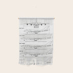 Boeing 747 Family Blueprint in High Resolution (white) Wall Hanging Gallery Image 1