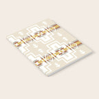 Aztec Stripes Beige Notebook Gallery Image 2