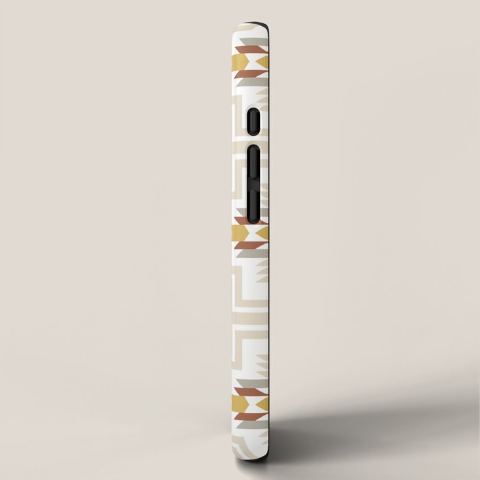 Aztec Stripes Beige iPhone Case Gallery Image 2