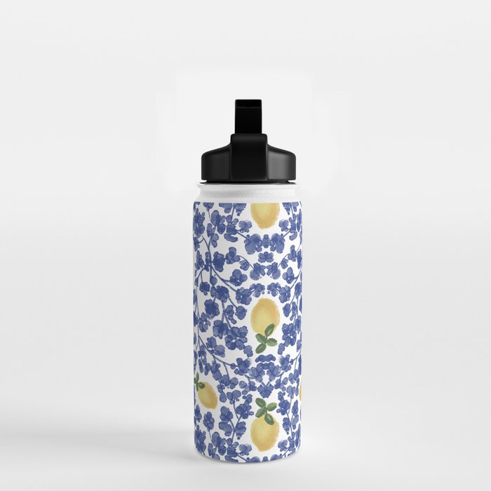 Chinoiserie Lemons Water Bottle Gallery Image 2