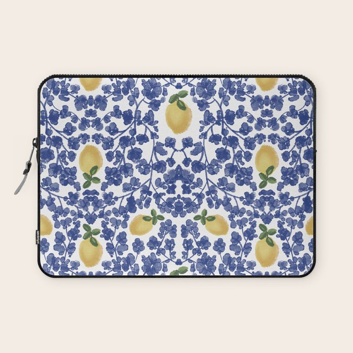 Chinoiserie Lemons Laptop Sleeve Gallery Image 1