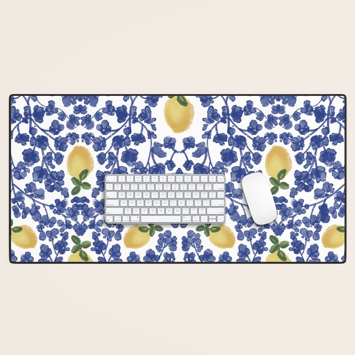 Chinoiserie Lemons Desk Mat Gallery Image 1