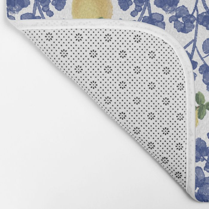 Chinoiserie Lemons Bath Mat Gallery Image 2
