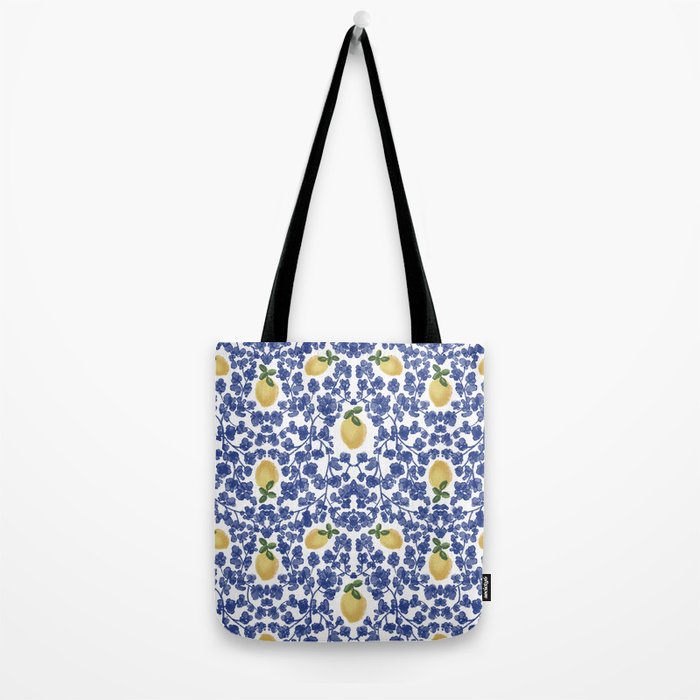 Chinoiserie Lemons Tote Bag Gallery Image 2