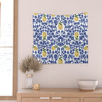 Chinoiserie Lemons Wall Tapestry Gallery Image 2