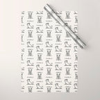 Inhale Exhale Frenchie Wrapping Paper Gallery Image 1