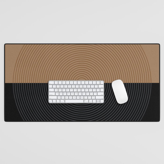 Circular Lines VIII Desk Mat Gallery Image 1