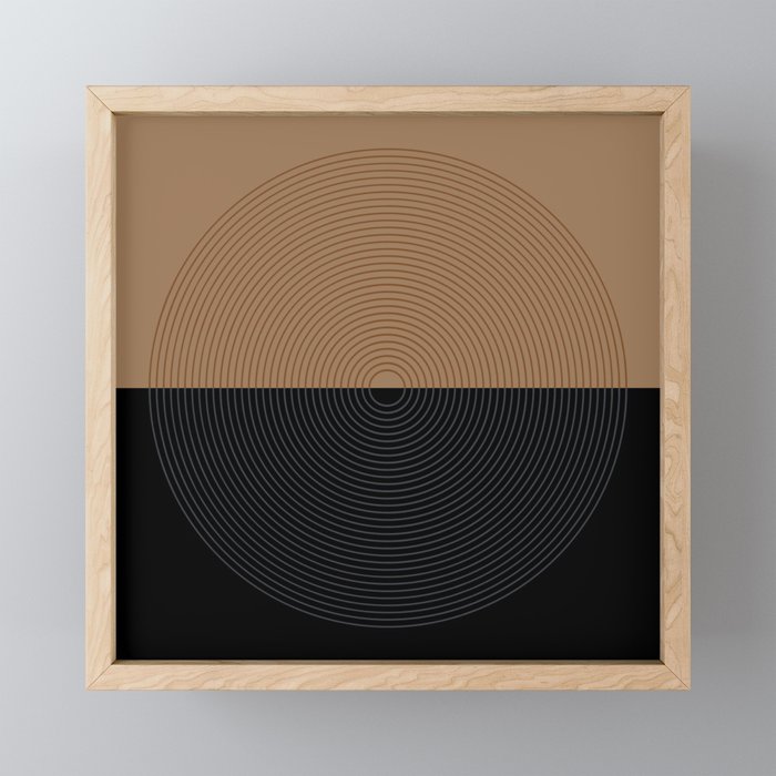 Circular Lines VIII Mini Art Print Gallery Image 1