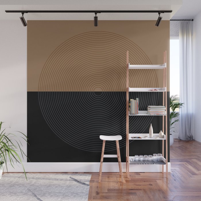 Circular Lines VIII Wall Mural Gallery Image 1