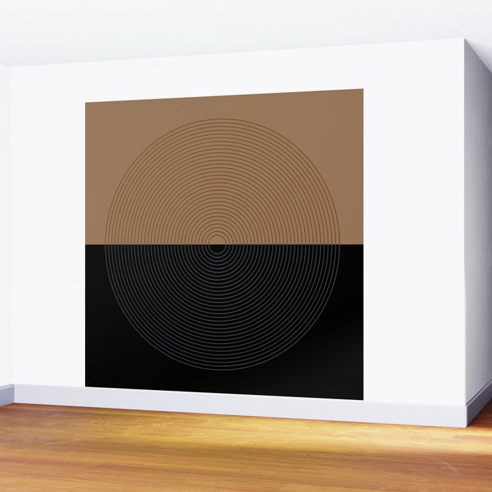 Circular Lines VIII Wall Mural Gallery Image 2
