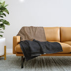 Circular Lines VIII Throw Blanket Gallery Image 1