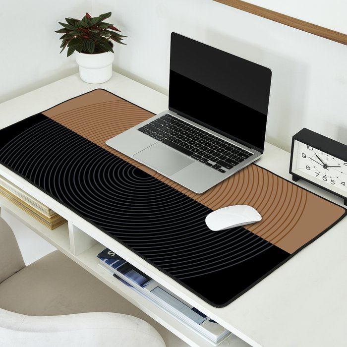 Circular Lines VIII Desk Mat Gallery Image 2