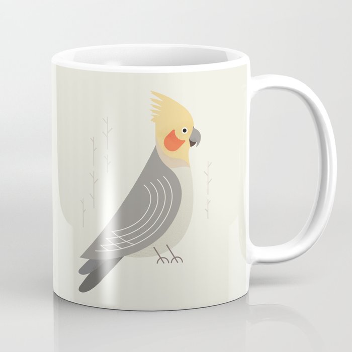 Cockatiel, Bird of Australia Coffee Mug Gallery Image 1