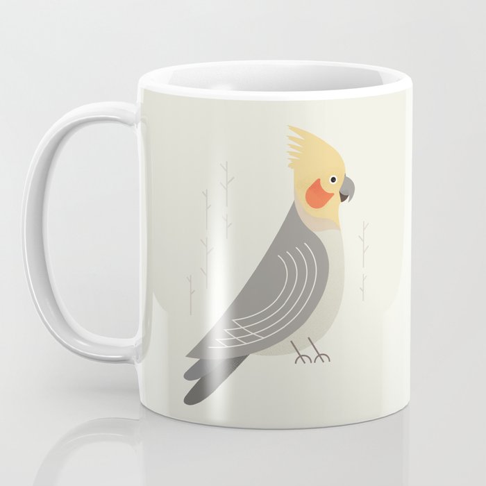 Cockatiel, Bird of Australia Coffee Mug Gallery Image 3