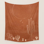 Sun over the Desert 1 Wall Tapestry Gallery Image 4