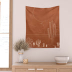 Sun over the Desert 1 Wall Tapestry Gallery Image 2