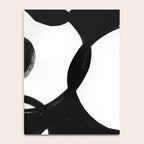 Circle Spirals Black & White Minimalist Ink Tribal Mid Century Pattern Dark Painting Pattern Notebook Gallery Image 4