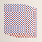 Checkered Multicolor Pattern XX Red White Blue Wrapping Paper Gallery Image 3