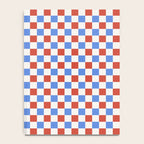 Checkered Multicolor Pattern XX Red White Blue Notebook Gallery Image 4