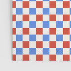 Checkered Multicolor Pattern XX Red White Blue Poster Gallery Image 3