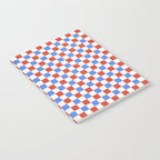 Checkered Multicolor Pattern XX Red White Blue Notebook Gallery Image 2