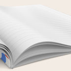 Checkered Multicolor Pattern XX Red White Blue Notebook Gallery Image 2