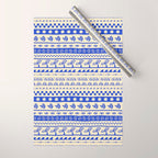 Vintage tropical summer nature art pattern Wrapping Paper Gallery Image 1