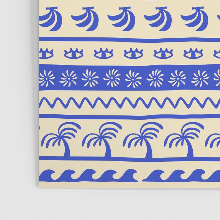 Vintage tropical summer nature art pattern Poster Gallery Image 3