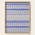 Vintage tropical summer nature art pattern Serving Tray Gallery Image 1