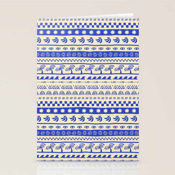 Vintage tropical summer nature art pattern Stationery Card Gallery Image 2