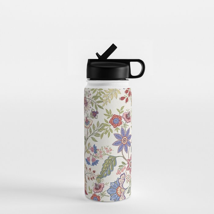 Oriental Chinoiserie Garden  Water Bottle Gallery Image 1
