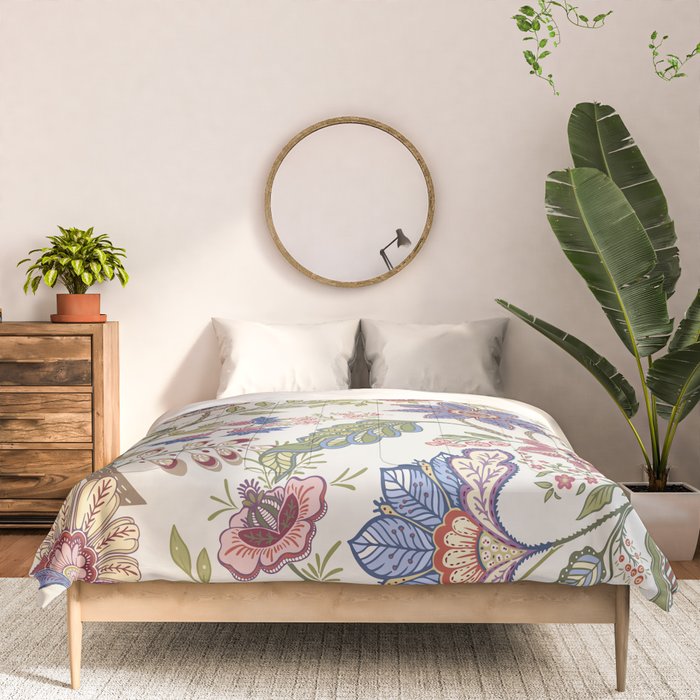 Oriental Chinoiserie Garden  Comforter Gallery Image 3