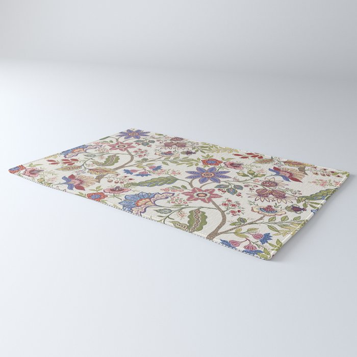 Oriental Chinoiserie Garden  Rug Gallery Image 3