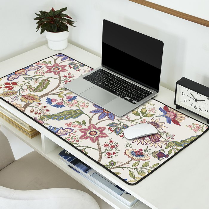 Oriental Chinoiserie Garden  Desk Mat Gallery Image 2